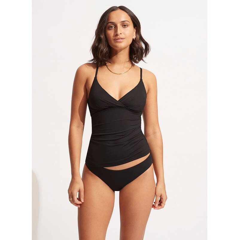 Plavky Seafolly Schwarz 2821033 115448036