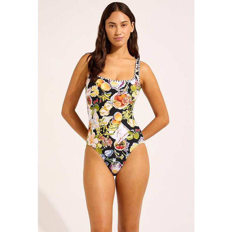 Plavky Seafolly Schwarz/ Bunt 5856655 115448049