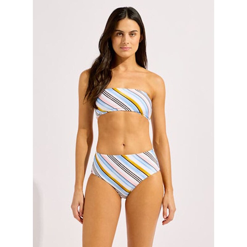 Plavky Seafolly Hellblau/ Weiß 9359812 115448054