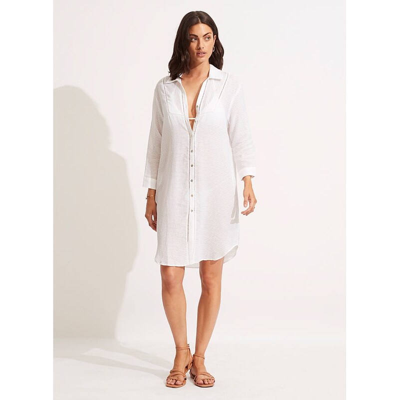Šaty Seafolly Weiß 1370011 115448058
