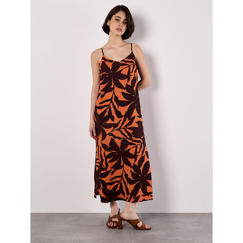 Šaty Apricot Orange/ Schwarz 2482572 115449908
