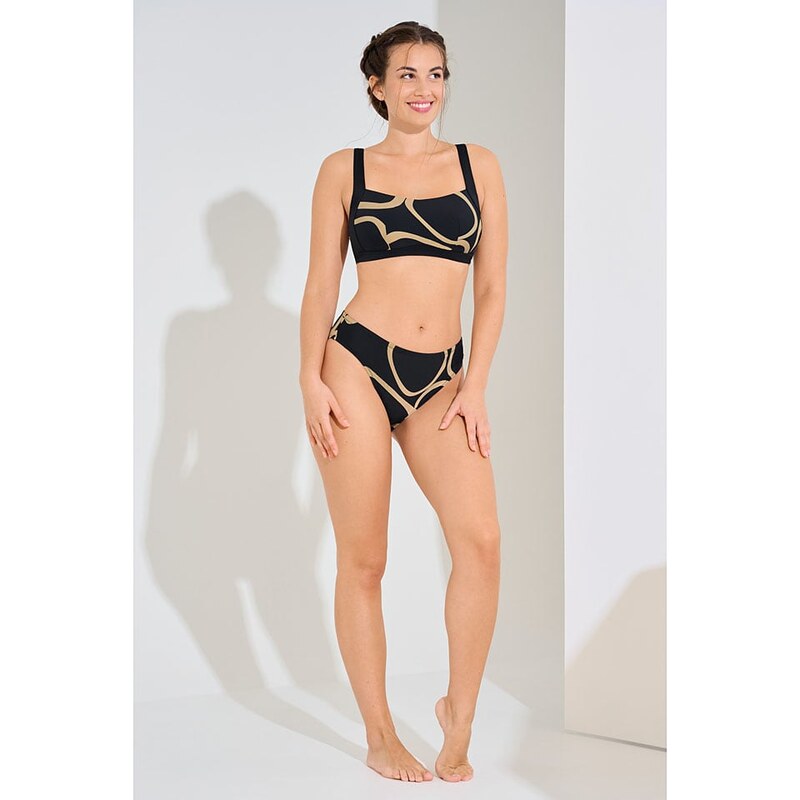 Plavky Lisca Schwarz/ Beige 3483210 115450001