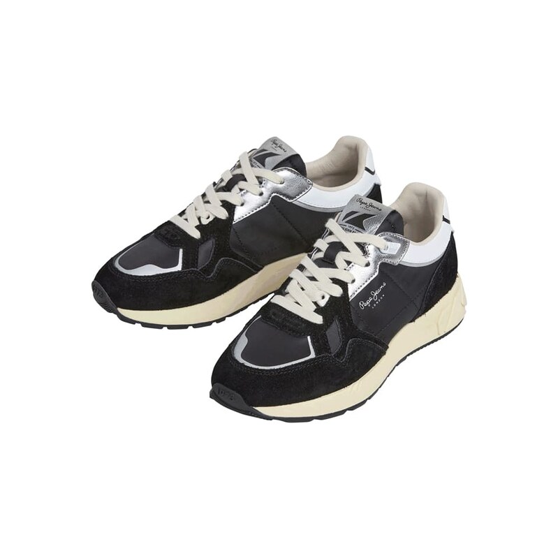 Tenisky Pepe Jeans FOOTWEAR Schwarz/ Silber 5480776 115450333