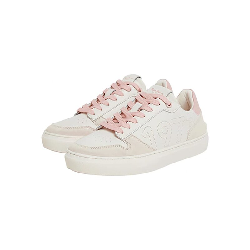 Tenisky Pepe Jeans FOOTWEAR Weiß/ Rosa 2597410