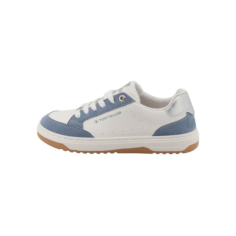 Tenisky Tom Tailor Weiß/ Hellblau/ Silber 4883853