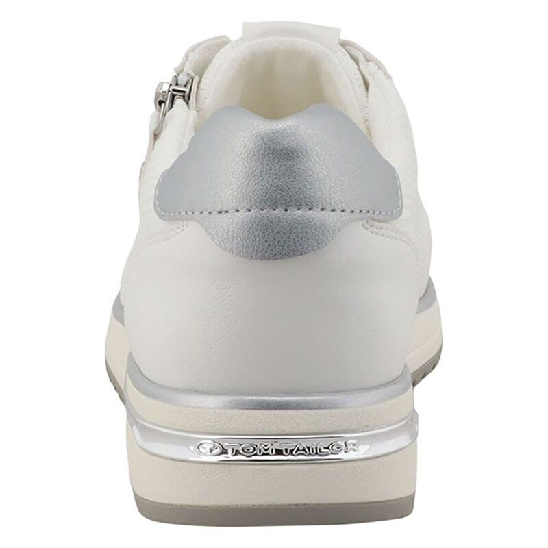 Tenisky Tom Tailor Weiß/ Silber 8934189