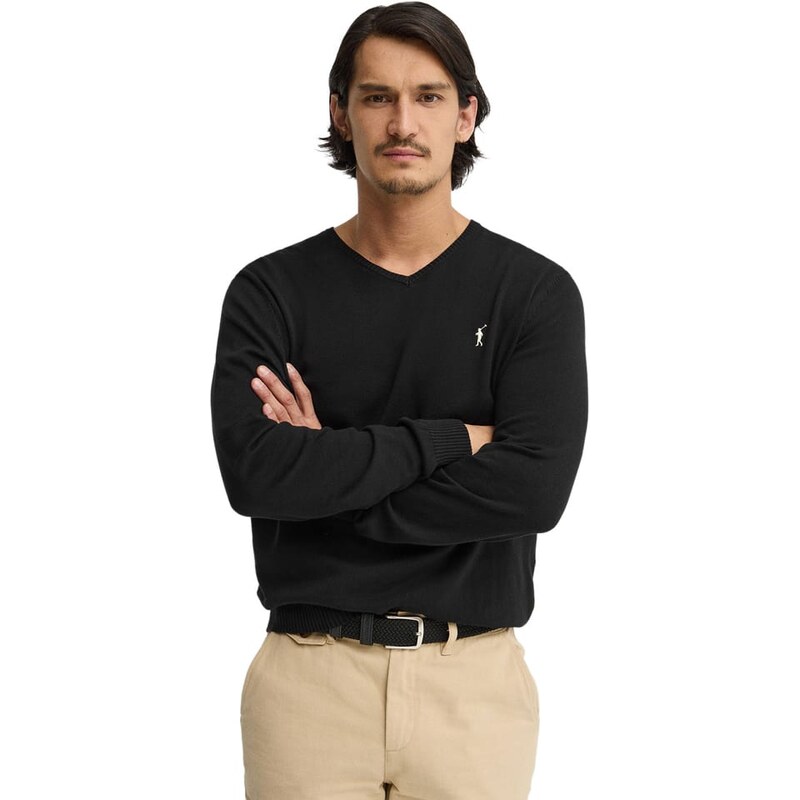 Svetr Polo Club Schwarz 1048384