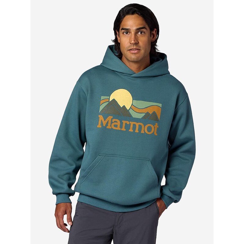 Mikina Marmot Blau/ Grün 942062