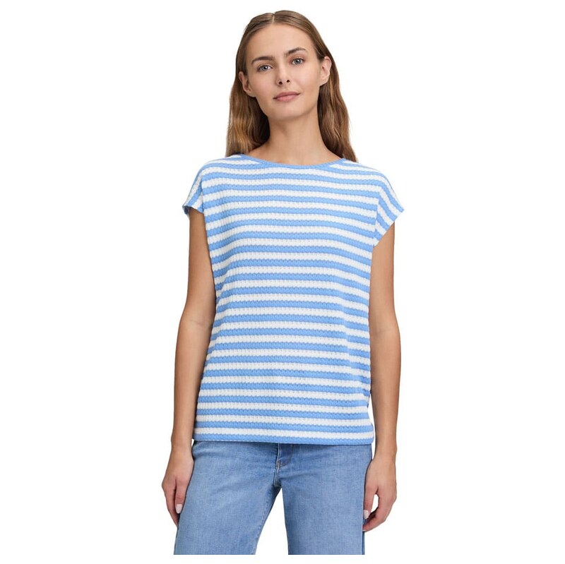 Tričko BETTY & CO Hellblau/ Weiß 4178786 115446819