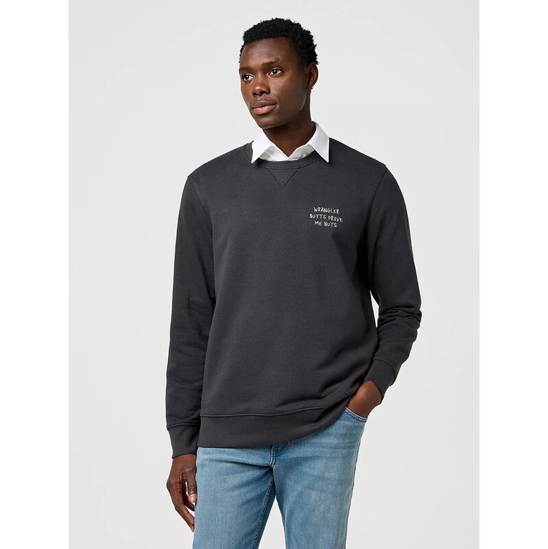 Mikina Wrangler Anthrazit 1771762
