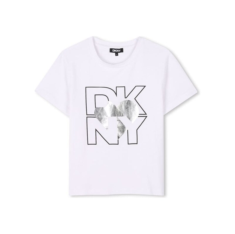 Tričko DKNY Weiß/ Silber 5035272