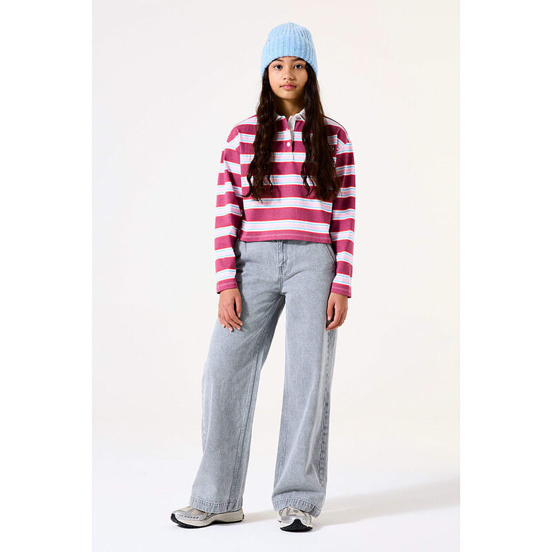 Tričko Garcia Pink/ Weiß 7014611