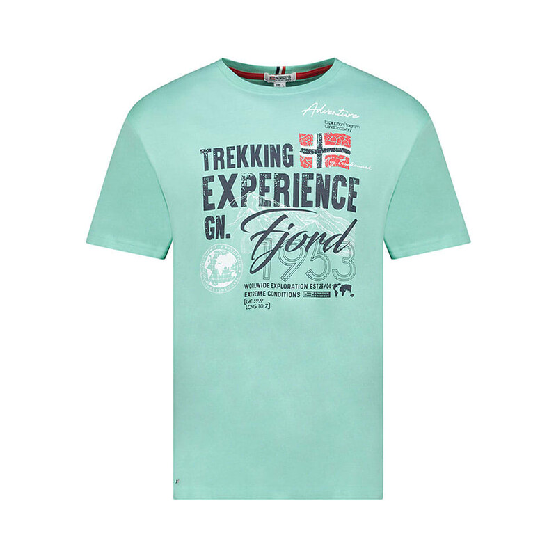 Tričko Geographical Norway Türkis 152284