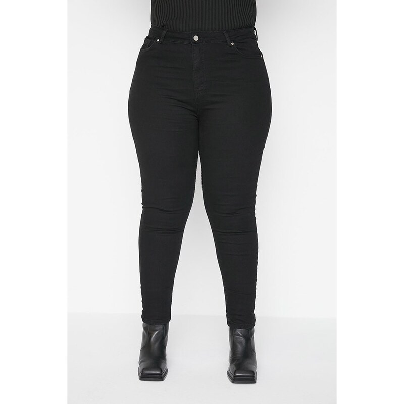 Džíny trendyol Schwarz 6565207