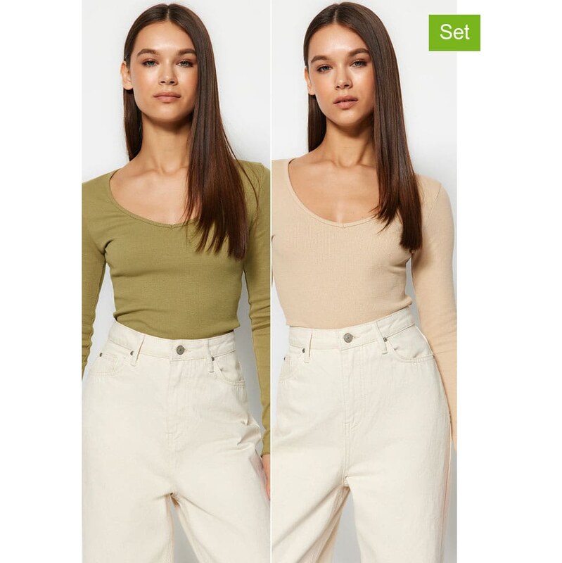 trendyol Beige/ Oliv 833231