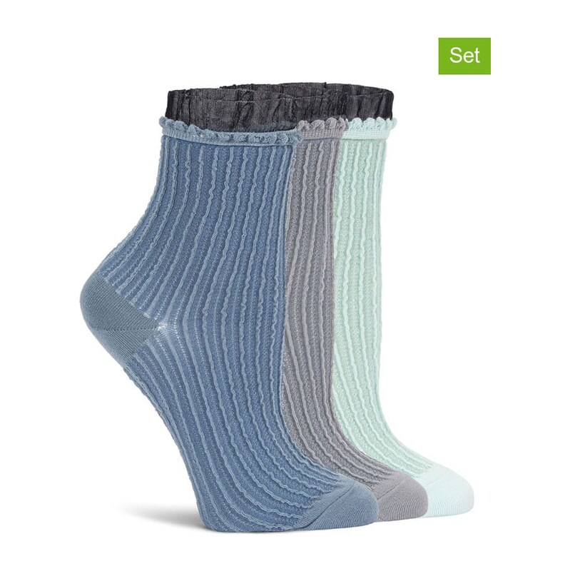 Ponožky Lemon socks Blau/ Grau 653074 115451814