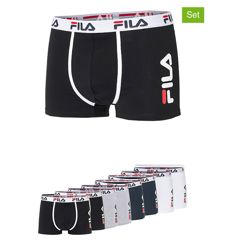 Boxerky Fila Dunkelblau/ Schwarz/ Weiß/ Grau 5629069 115452814