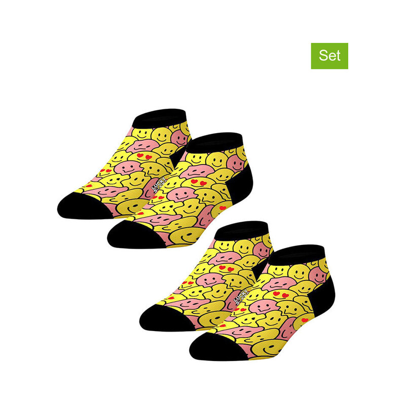 Ponožky Lucky Socks Gelb/ Schwarz 491814 115453173