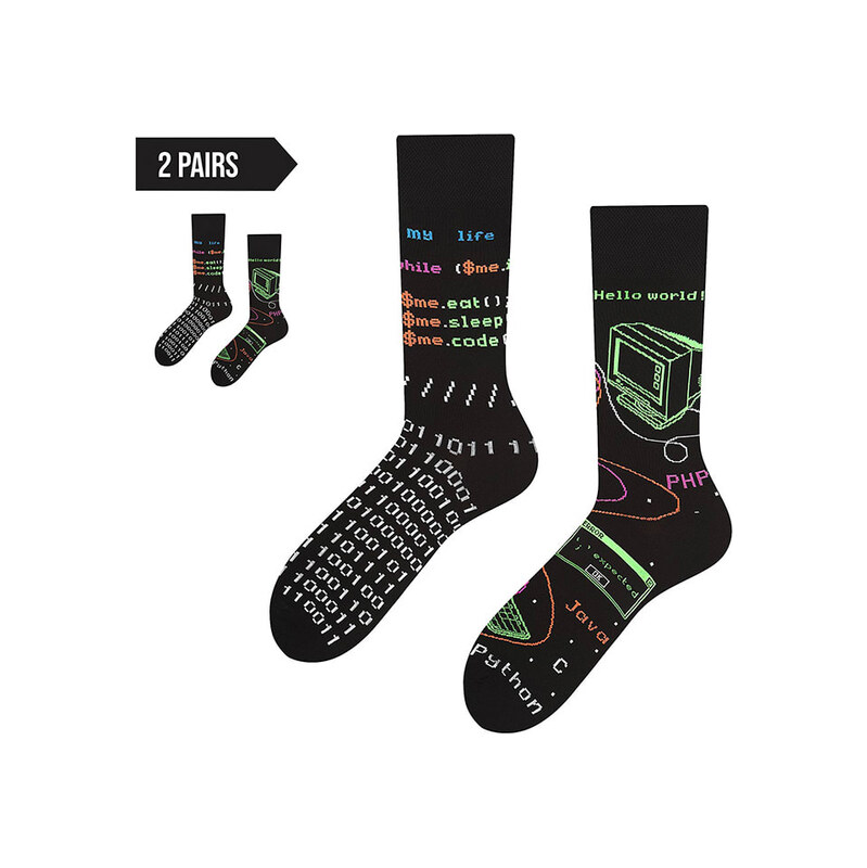 Ponožky TODO SOCKS Schwarz 454596 115453411