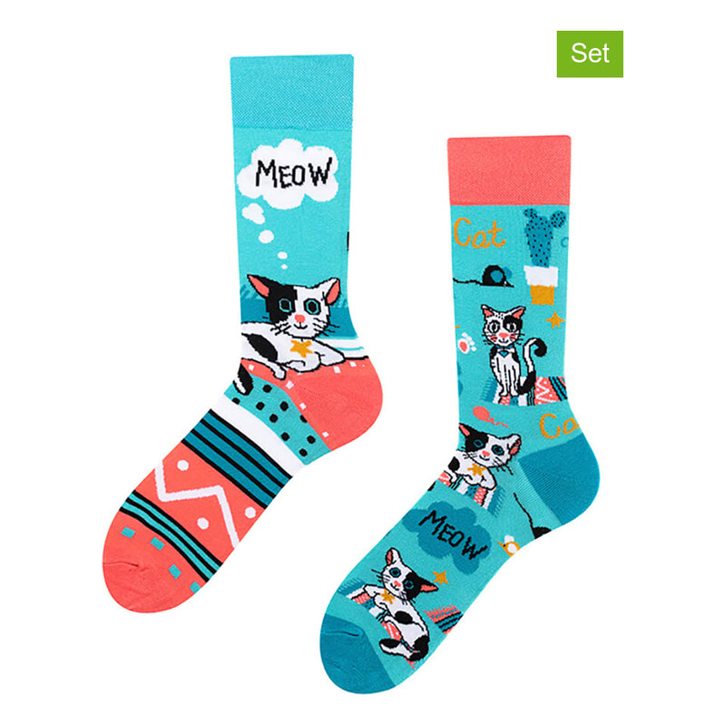 Ponožky TODO SOCKS Hellblau/ Orange 664537 115453412
