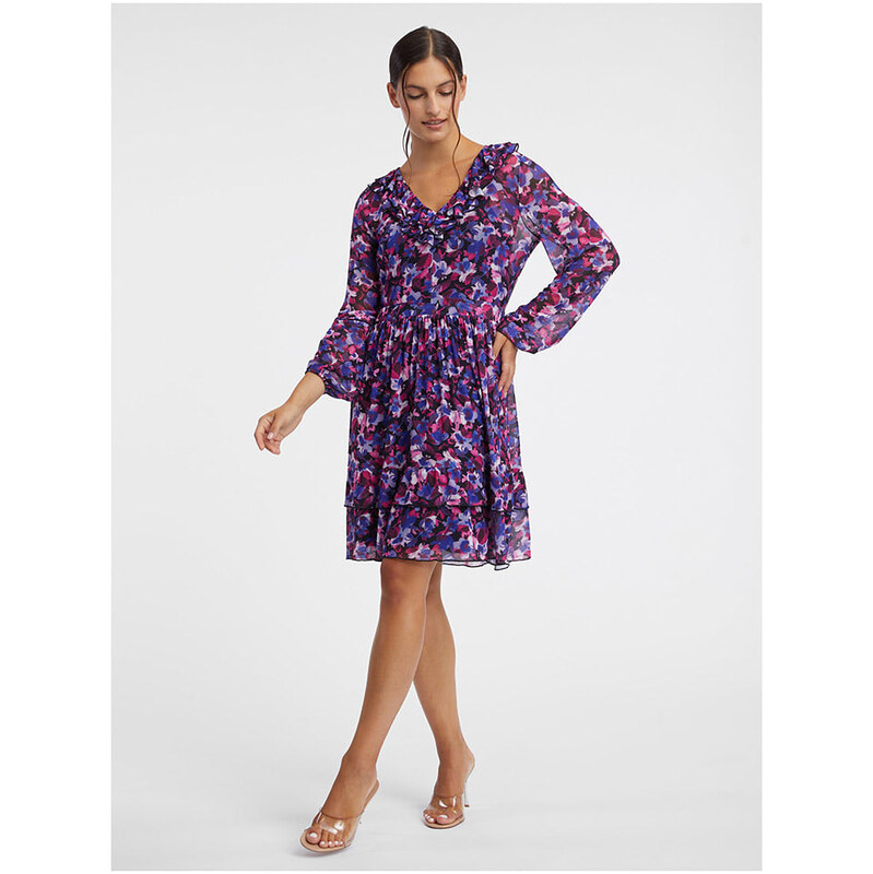 Šaty orsay Blau/ Pink/ Schwarz 6160380
