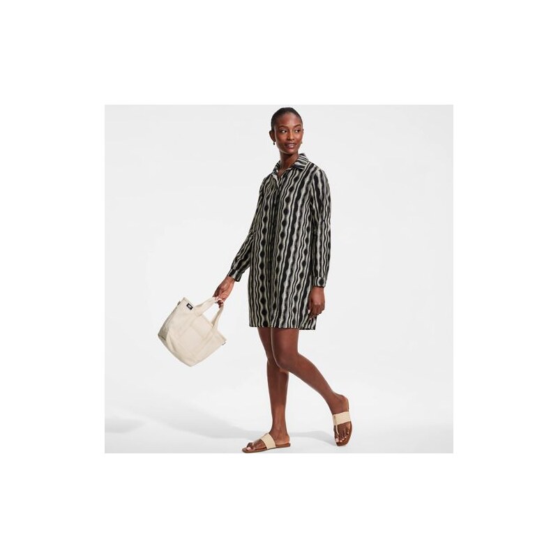 Ready To Go Shirt Dress, Women, size: 14-16, regular, Black,
