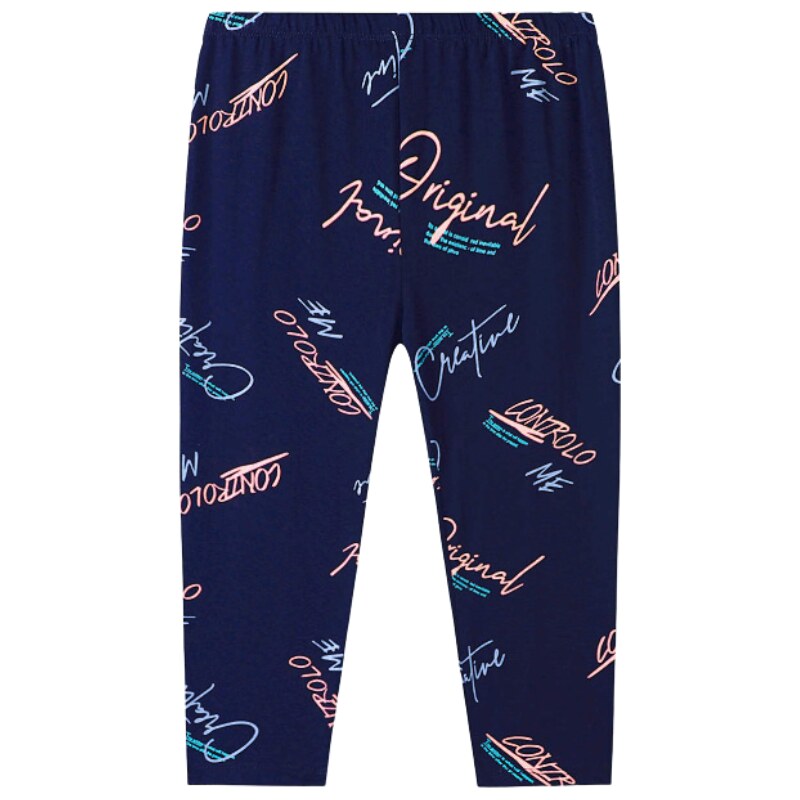 Dívčí 3/4 legíny tm.modré Kugo SL3568