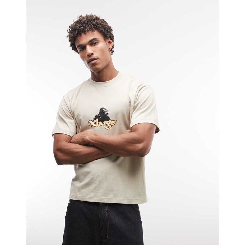 XLARGE nu age t-shirt in stone-Neutral