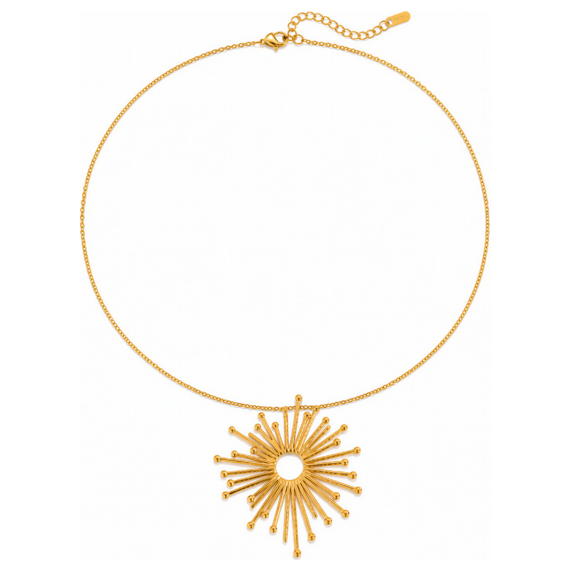 ELENYS Aqualis Drops – pozlacený náhrdelník 18K žluté zlato 115458166