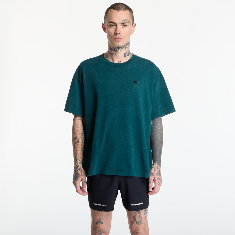 Tričko Under Armour M HW OS LOGO WASH SS Green M