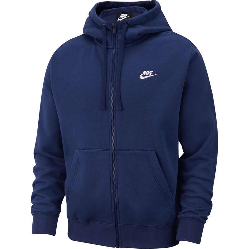 Pánská rozepínací mikina Nike SPORTSWEAR CLUB FLEECE modrá BV2645-410