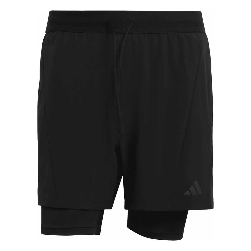 Pánské sportovní kraťasy adidas D4T WORKOUT 2IN1 SHORTS černé KF6431
