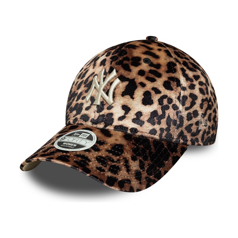Dámská kšiltovka New Era 9FORTY MLB LEO VELOUR NEW YORK YANKEES W hnědá 60759057