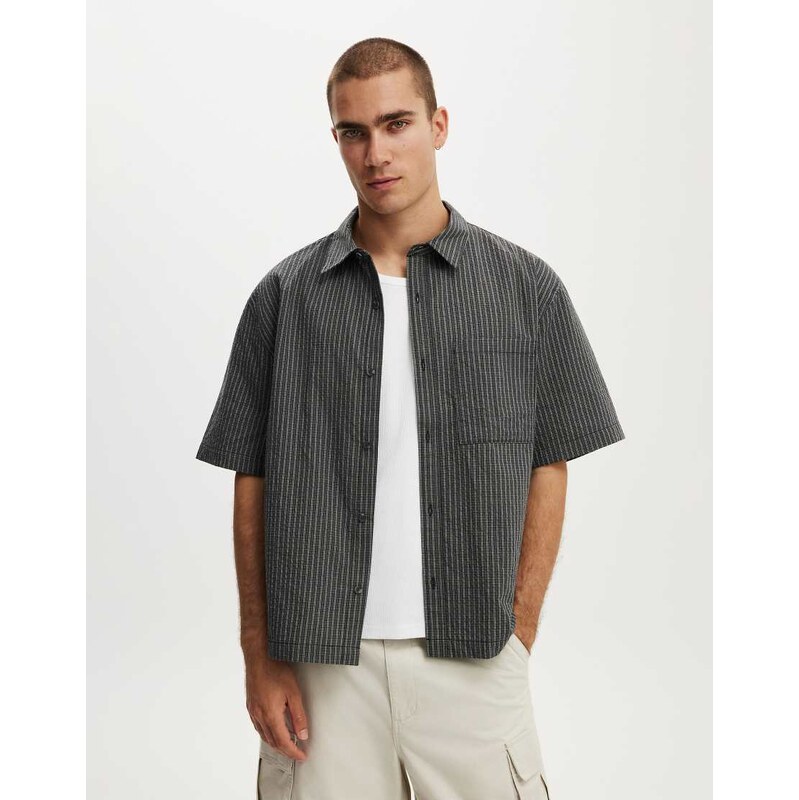 Cotton On darcy short sleeve shirt in mini check-Multi