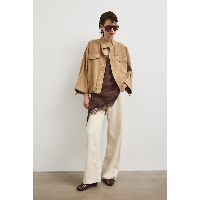 Medicine oversized bunda dámská s lyocellem