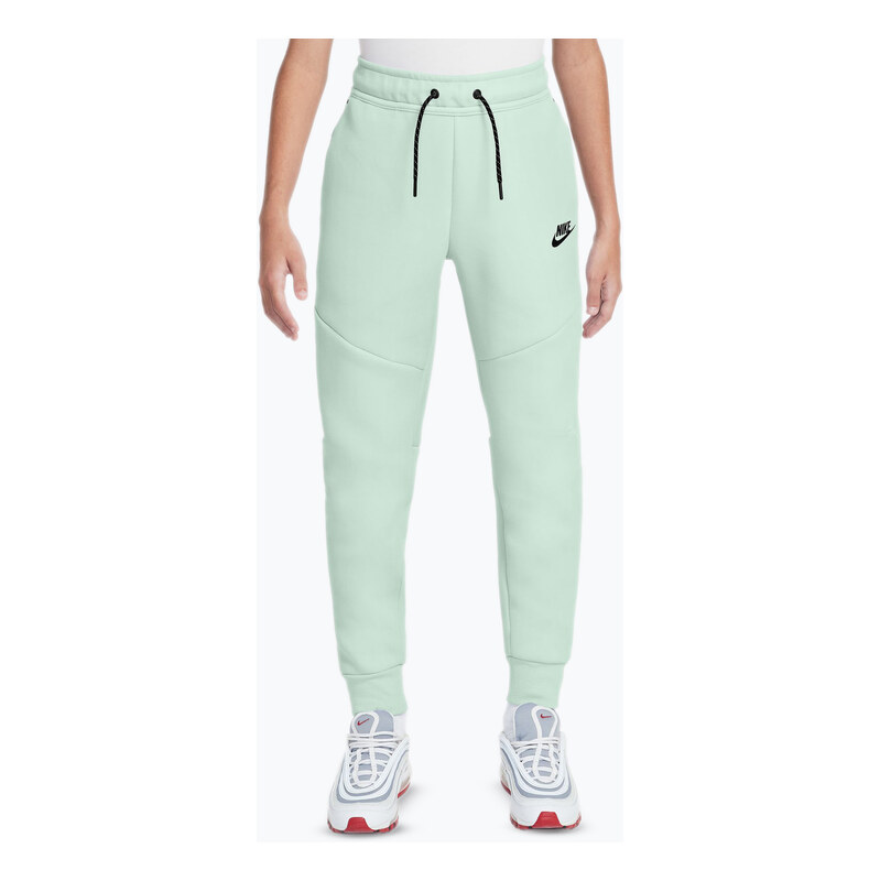 Dětské kalhoty Nike Sportswear Tech Fleece barely green/black