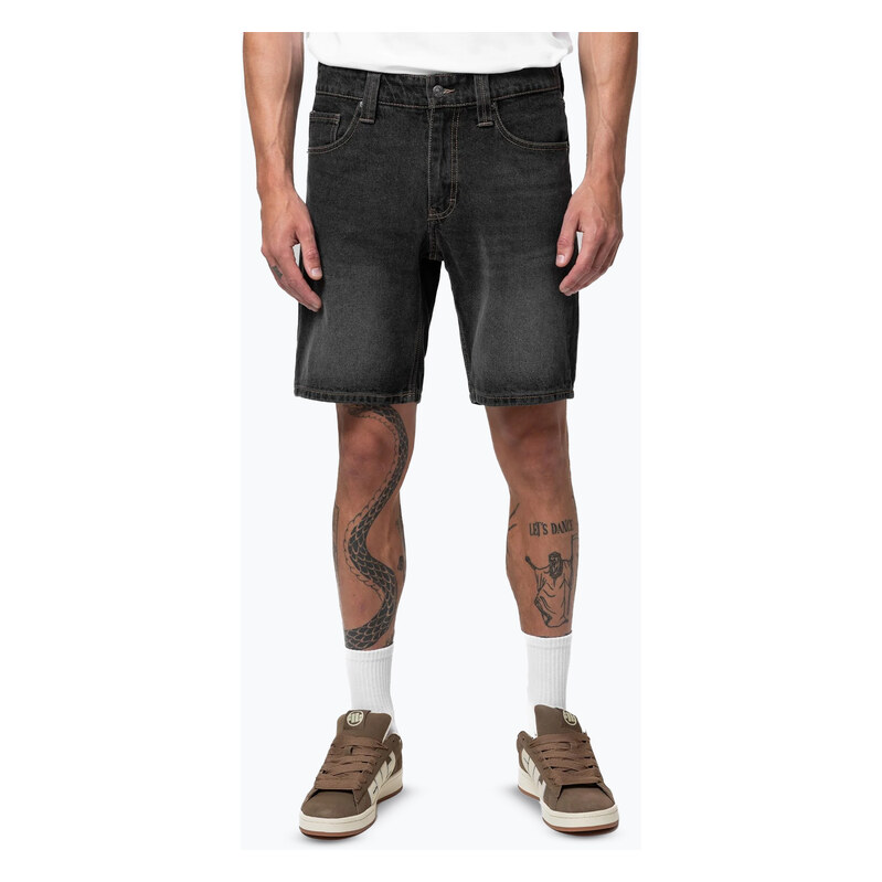 Pánské šortky Pitbull Bayside Jeans Pocket černé