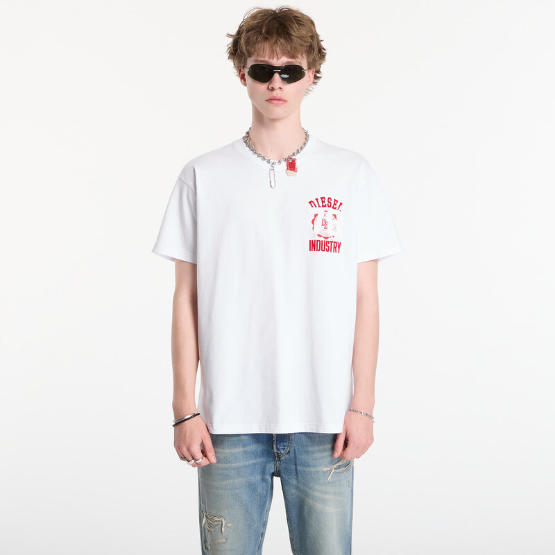 Tričko Diesel T-Norm-V14 T-Shirt White S