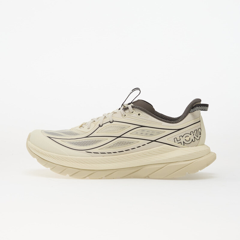 Hoka M Mach Remastered Eggshell/ Asphalt Grey