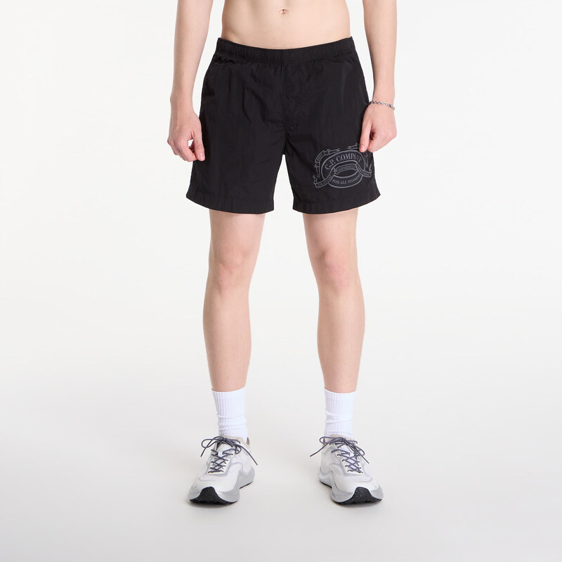 Plavky C.P. Company Eco-Chrome R Graphic Embroidery Swim Shorts