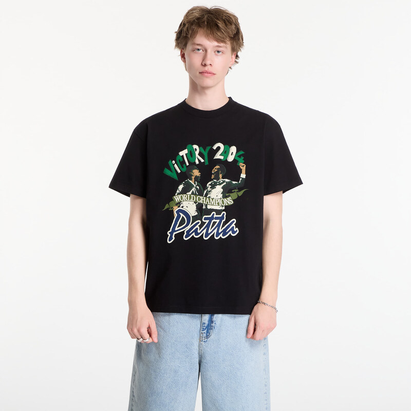 Tričko Patta Victory T-Shirt UNISEX Black M
