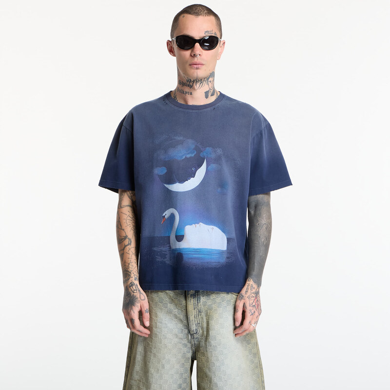 Tričko MISBHV MindS Eye T-Shirt UNISEX Washed Navy S