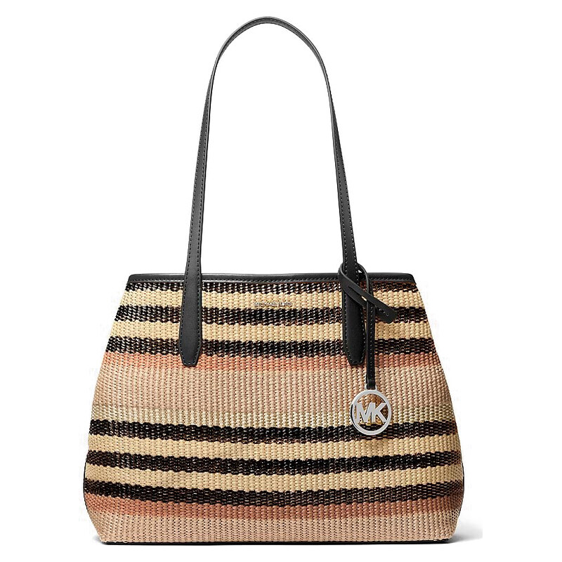 Michael Kors Avalon medium woven kabelka černá multi