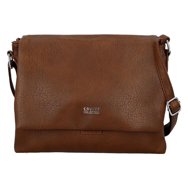 Coveri World Dámská crossbody kabelka tmavě hnědá - Coveri