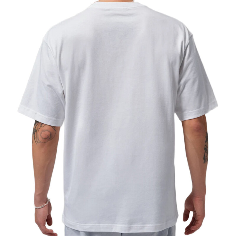 Pánské Tričko s krátkým rukávem NIKE M J NC CRTOON GFX SS CREW IF3060-100 – Bílá