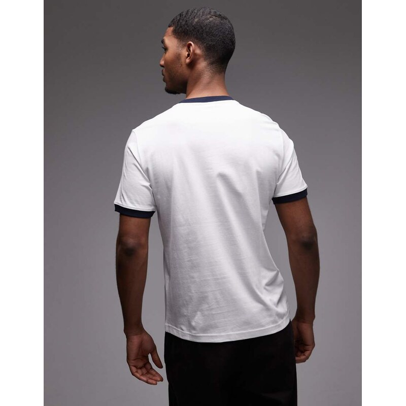 Champion Ringer t-shirt in white and black