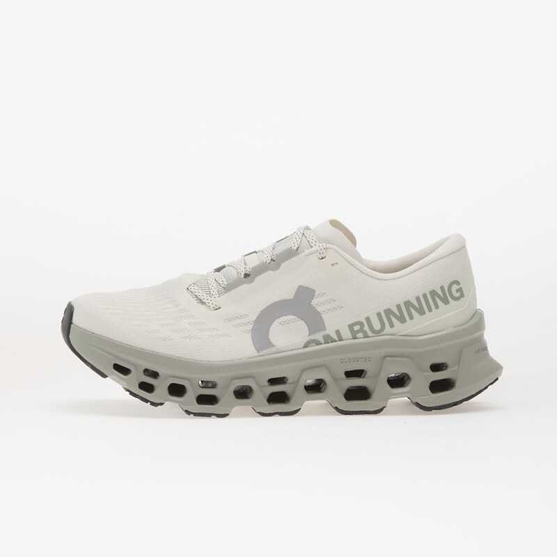 On W Cloudmonster 3 Ivory/ Tin