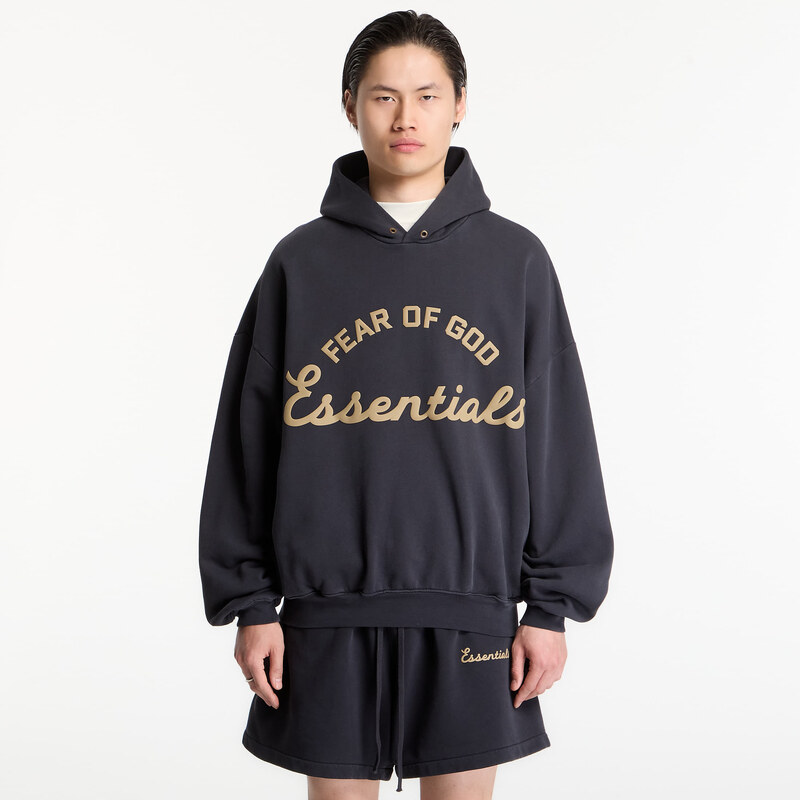 Mikina Fear of God Essentials Training 90S Hoodie Faded Black S