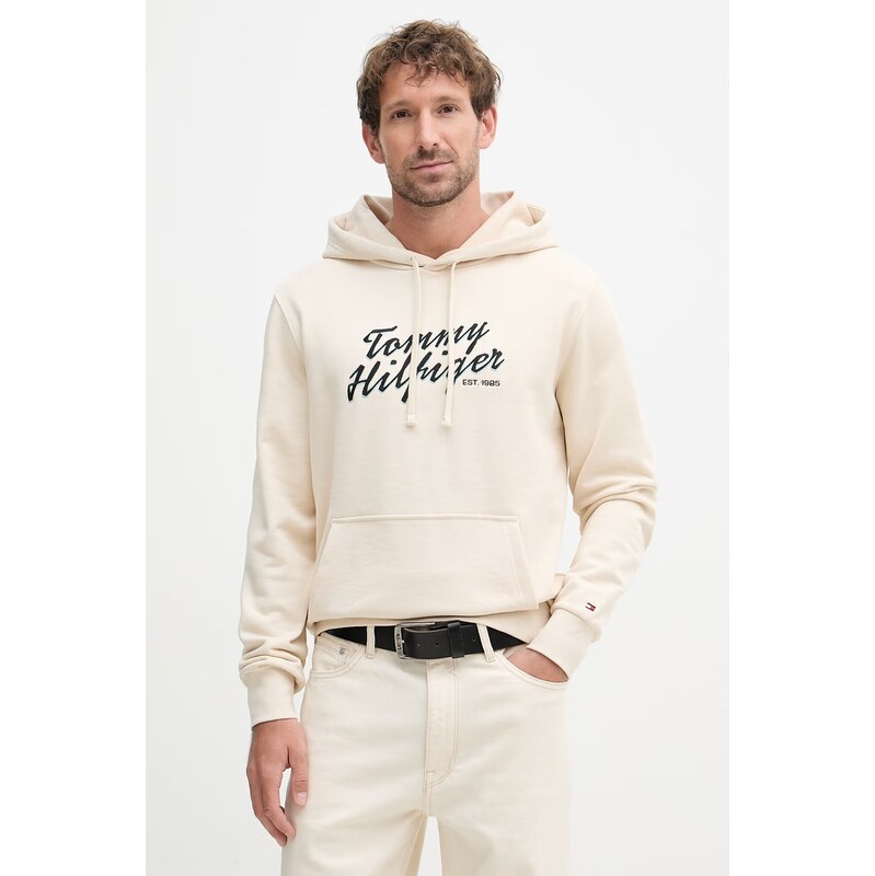 Tommy Hilfiger mikina s kapucí pánská bavlněná