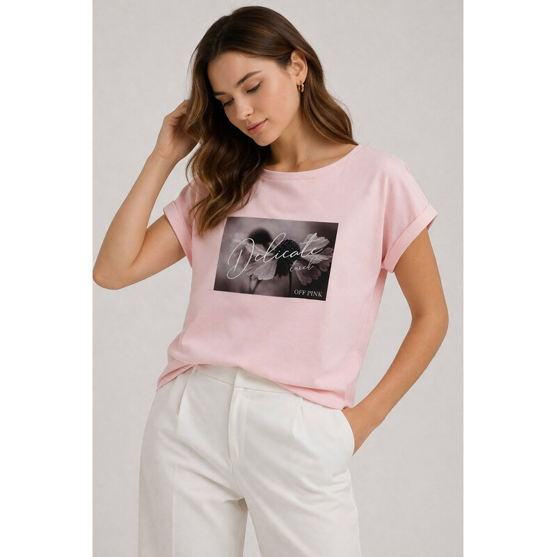 Dámské tričko BRISE růžové - Off Pink 115487863